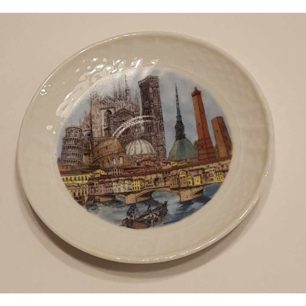 Kronester Bavaria demitasse saucer 5” Travel Signs.